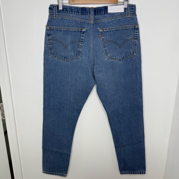 RE/DONE High Rise Ankle Crop Jeans - Picture 5 of 7